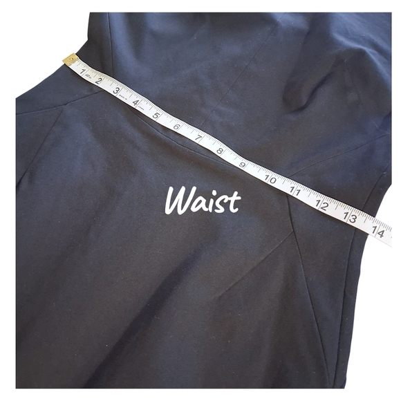 Banana Republic Sheath Split Neck Womens Dress Size 6 Petite - Picture 8 of 9